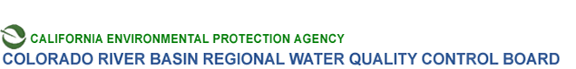 Welcome to the California Regional Water Quality Control Board, Colorado River Basin Region