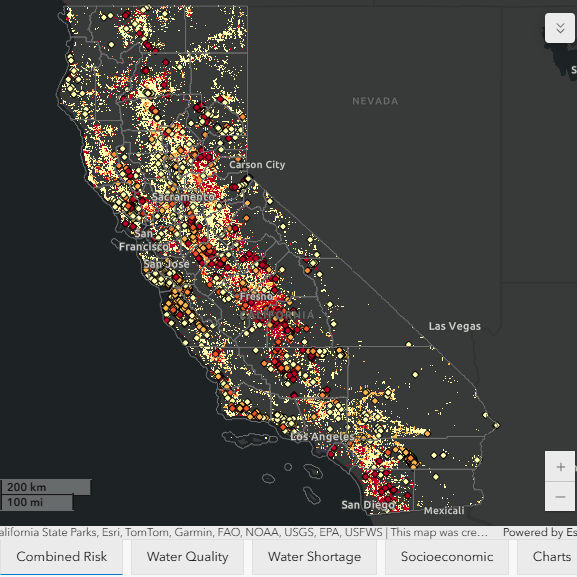 State Small and Domestic Well Risk Assessment Dashboard