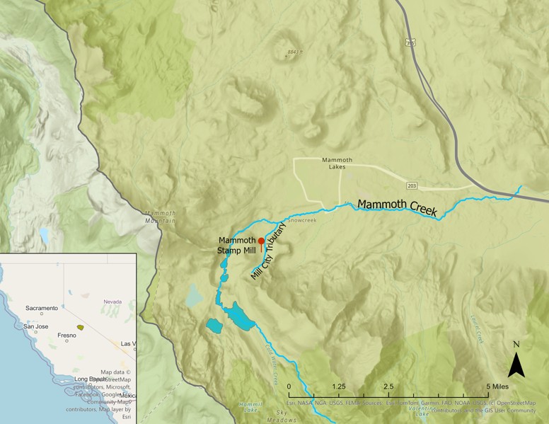 Mammoth Creek Map