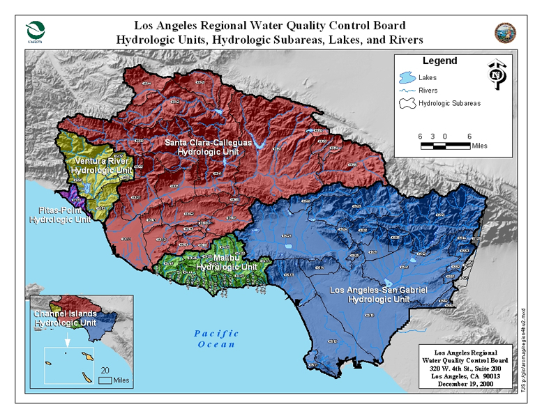 Los Angeles and Ventura County Hydrologic Units
