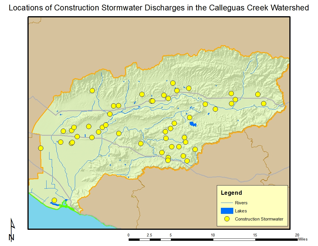 locations Construction stormwater permits