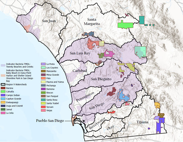 map of the project area