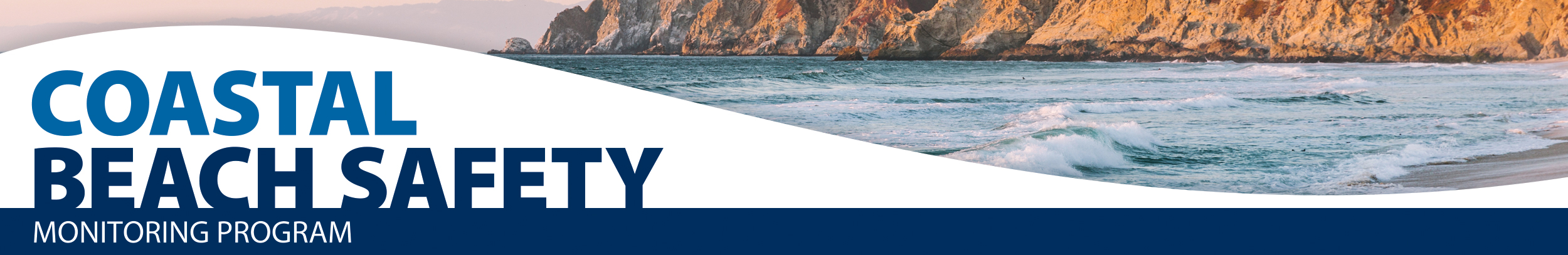 Coastal Beach Safety Monitoring Program Banner