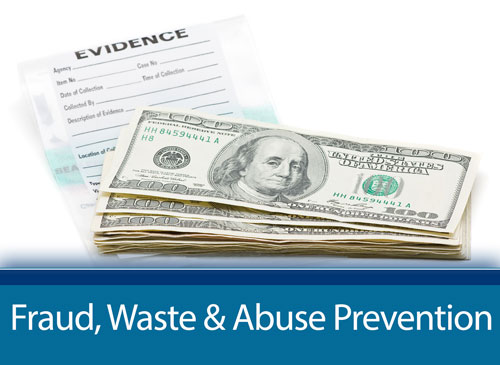 Fraud, Waste, and Abuse Prevention page