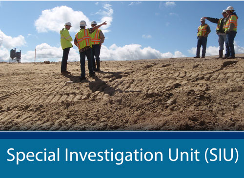 Special Investigations Unit (SIU) page
