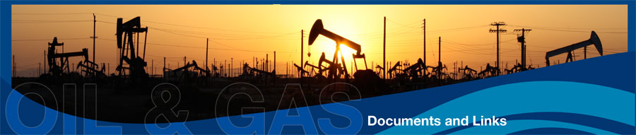 Oil and Gas Banner - Documents and Links