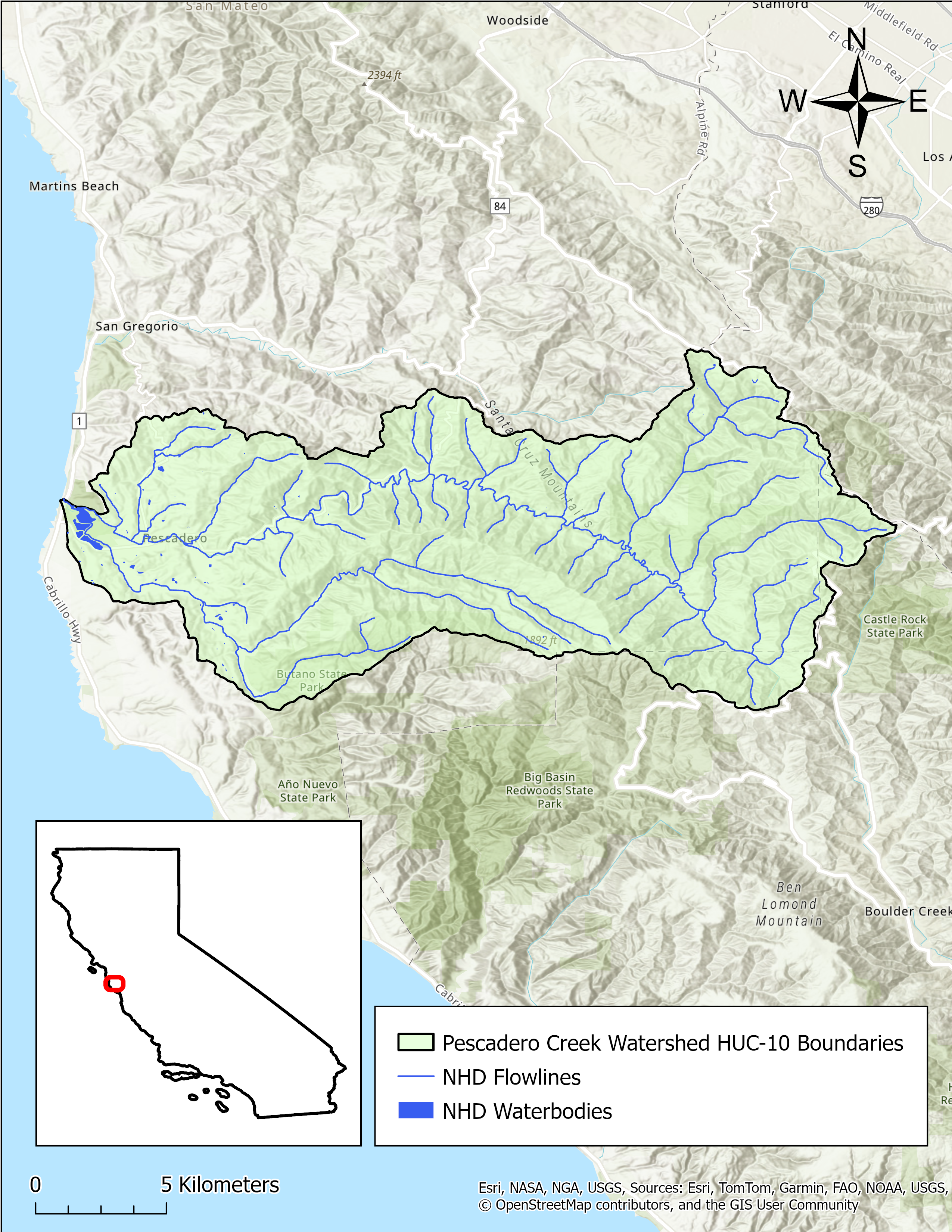 Pescadero Creek Watershed