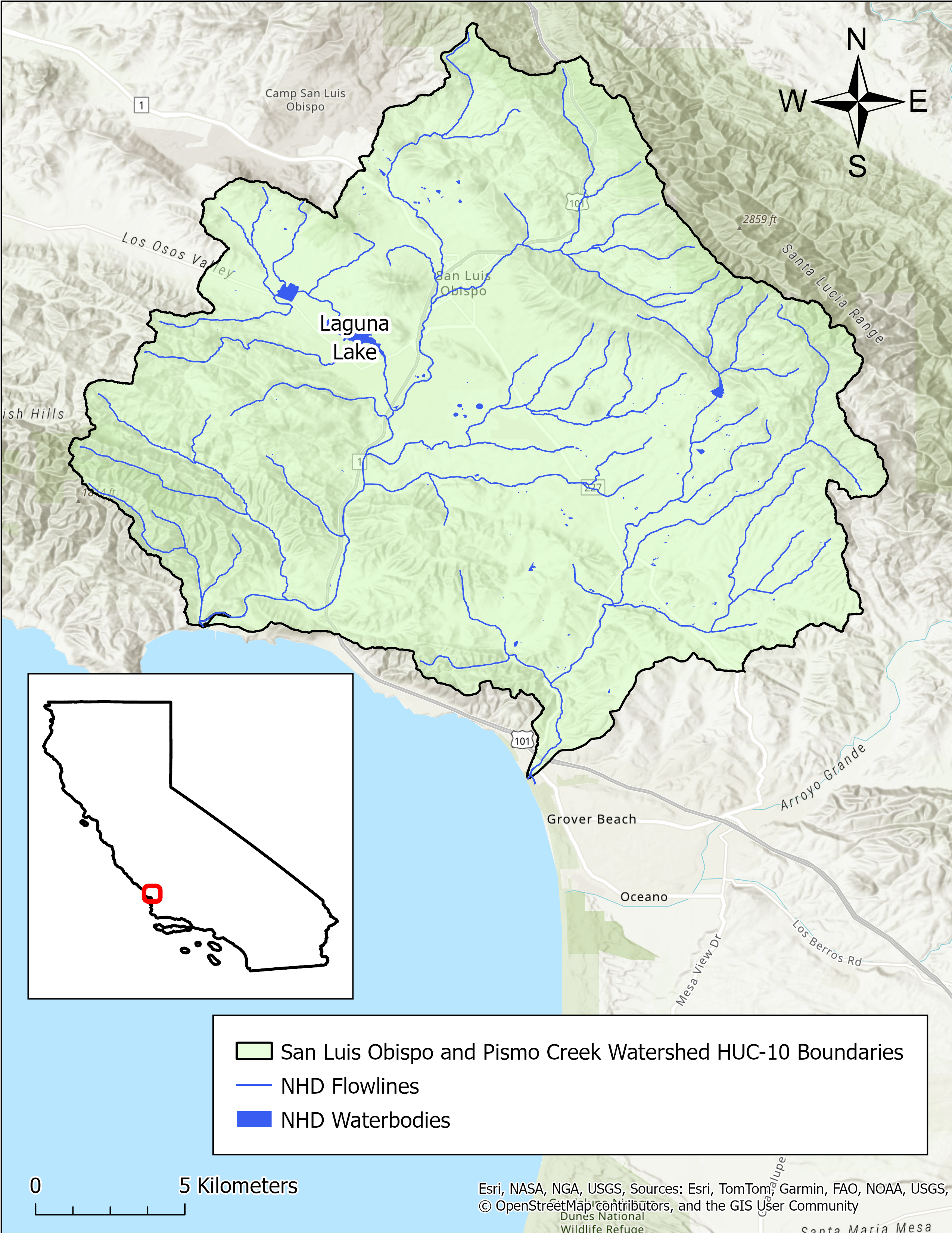 Pismo and San Luis Obispo Creeks Watershed